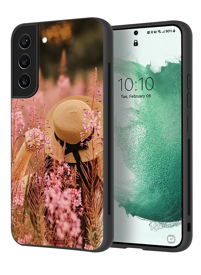 Tolwak Samsung Galaxy S21 Plus 5G Protective Case Cover Hat Girl In Flowers - Image 1