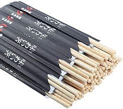 Gmark Disposable Chopsticks Pack of 40 Pair, 9" Japanese Style Sleeved Sushi Chopsticks GM1038A - Image 1
