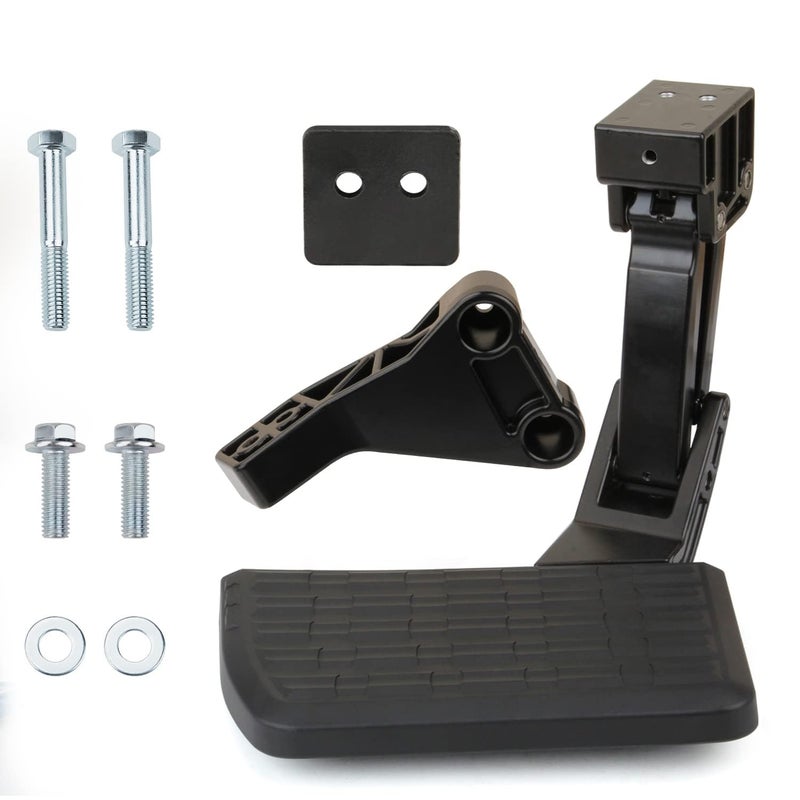 MITZONE Bed Step Compatible with RAM 1500 20092018 RAM 1500 Classic 20192022 RAM 2500 3500 20102018 Excludes Dual Exhaust and Ecodiesel Models Folding Truck Step Retractable Bumper Tailgate Step