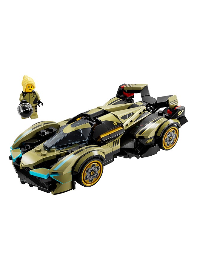 LEGO - Speed Champions Lamborghini Lambo V12 Vision GT Super Car Toy for 10 Plus Year Old Boys & Girls, Buildable Vehicle Model Set, Kids' Bedroom Decoration, Birthday Gift Idea 76923 (230 pieces) - Image 1