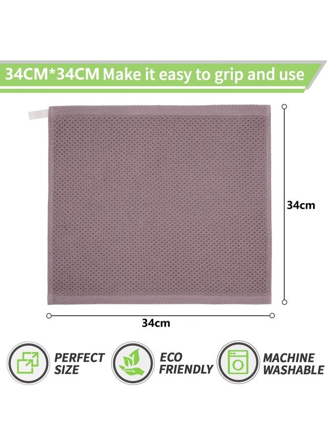 أوزيغالور 6 قطع من مناشف المطبخ القطنية المنسوجة بنمط الوافل، مناشف أطباق فائقة النعومة وذات قدرة امتصاص عالية وسريعة الجفاف - Image 4