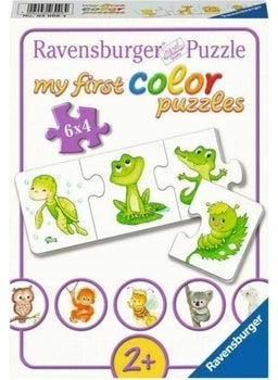 Ravensburger 6x4 Piece Puzzle First Colored Animals 030064 