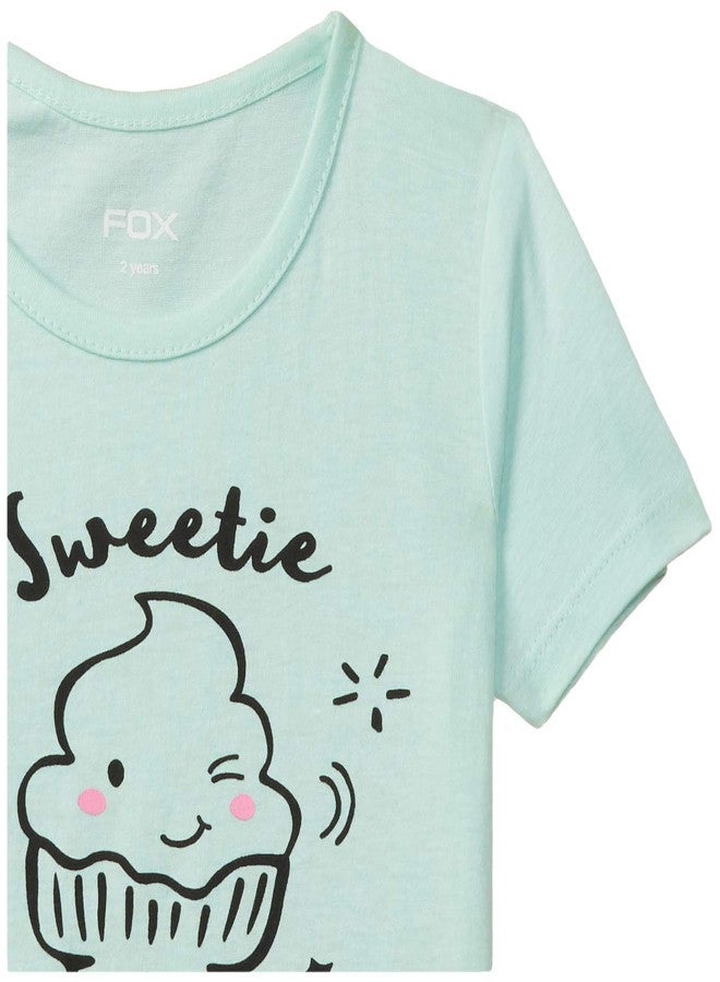 فوكس تيشيرت فوكس بيبي جيرل عادي (327935_نعناع_3-6) - Image 3