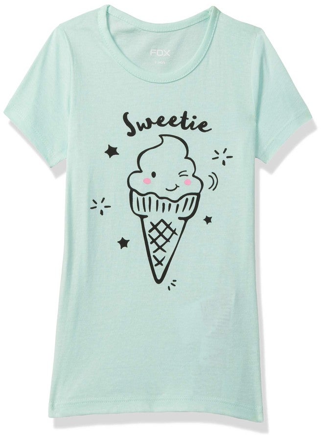 فوكس تيشيرت فوكس بيبي جيرل عادي (327935_نعناع_3-6) - Image 1