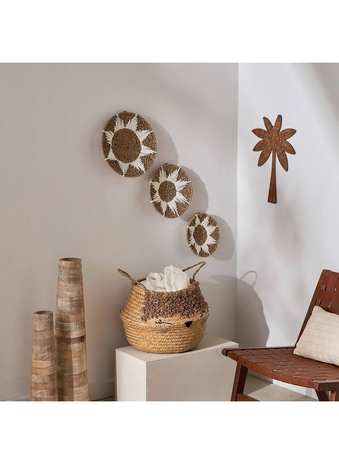 Home Box - Belmonte 3-Piece Seagrass Wall Decor Set 35 x 6 x 35 cm - Image 1