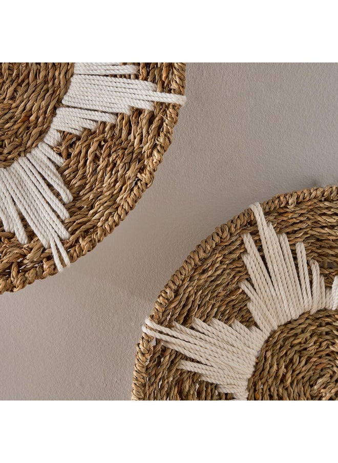 Home Box - Belmonte 3-Piece Seagrass Wall Decor Set 35 x 6 x 35 cm - Image 1