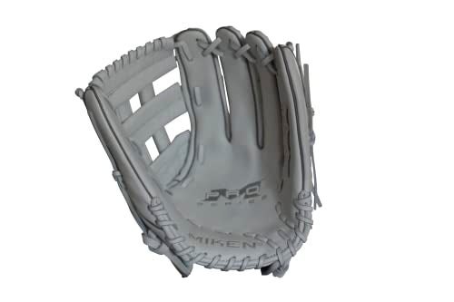 Miken | PRO SERIES Slowpitch Softball Glove | 13' | White | RHT - Image 2