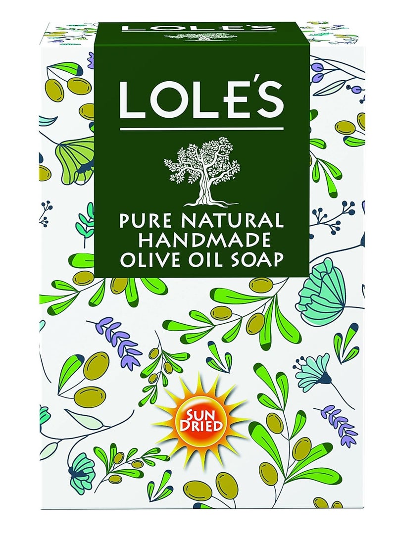 Lole's Sun Dried Olive Oil Natural Hand made Soap, 200g - Image 2