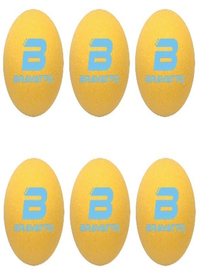 Bravatto Professional Foosball Balls: Tournament Quality - Just Like The Pros Use, Official Regulation Size - Set of 6 Urethane Foosballs (Yellow) - Image 2