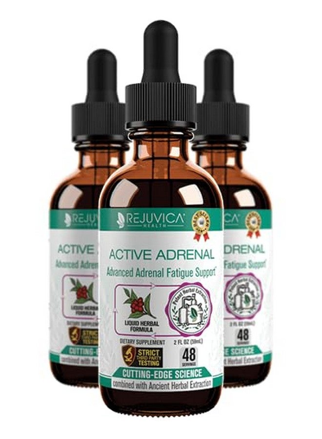 Rejuvica Health Active Adrenal - Advanced Adrenal Support Tincture - Liquid Delivery for Better Absorption - Ashwagandha, B-Vitamins, Magnesium and More  - Image 1