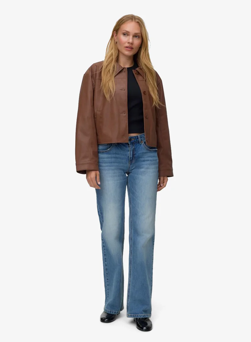 Vero Moda  Long Sleeve Plain Bomber Shacket for Women | Best Price UAE