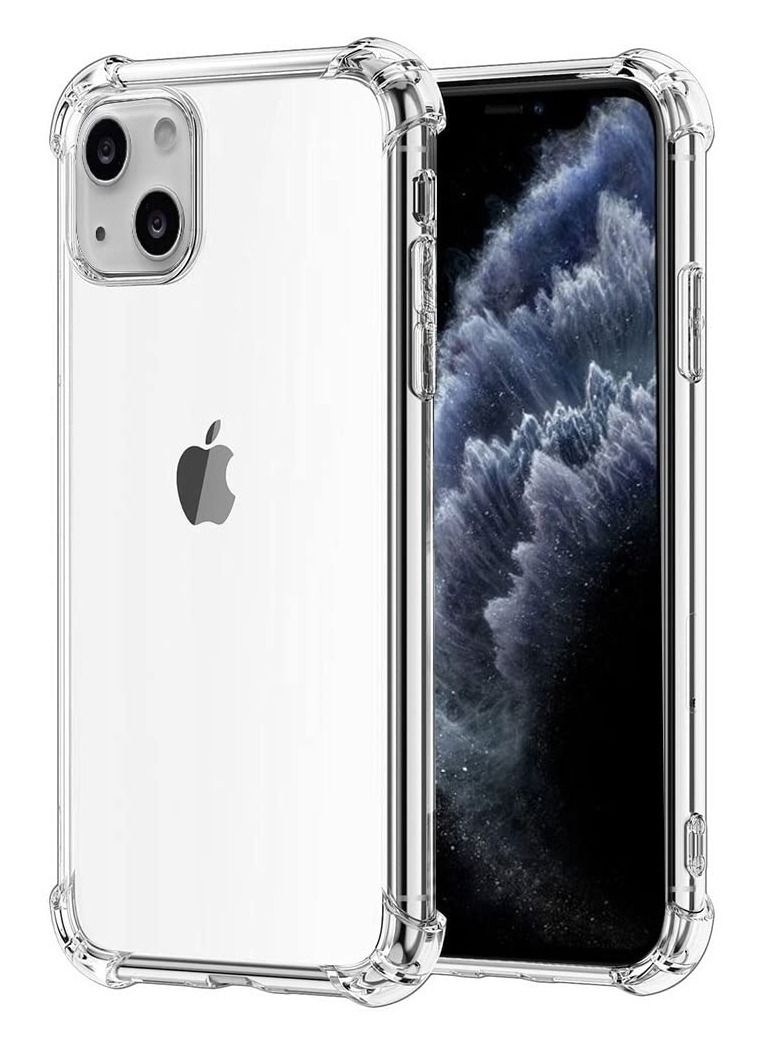 إيف iPhone 15 Case Cover Cloy Back Air Cushion Soft Silicone Silicproof Froofcroof Anticratch Stratch Pumper Shell Corner iPhone 15 - Image 1