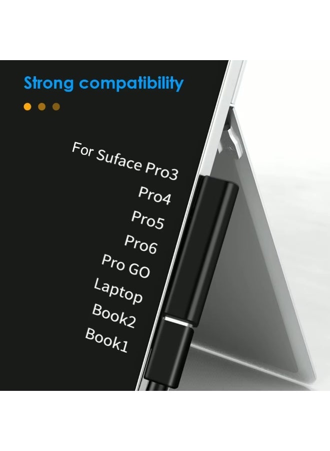 شابية شاحن سريع بتقنية PD بقوة 65 واط ومنفذ USB-C متوافق مع أجهزة مايكروسوفت سيرفس برو X و8 و7 و6 و5 و4 و3 وGo وBook. - Image 4