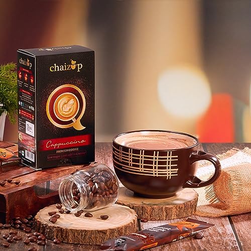 Chaizup Premium 1-Min Instant Cappuccino Coffee Premix - 6 Sachets,120 Gm - Image 4
