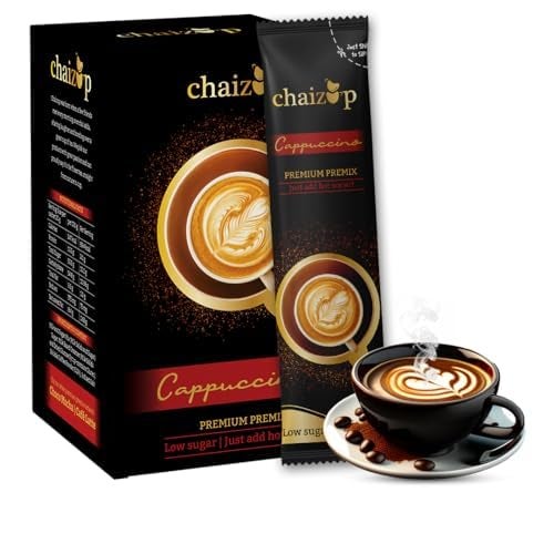 Chaizup Premium 1-Min Instant Cappuccino Coffee Premix - 6 Sachets,120 Gm - Image 1