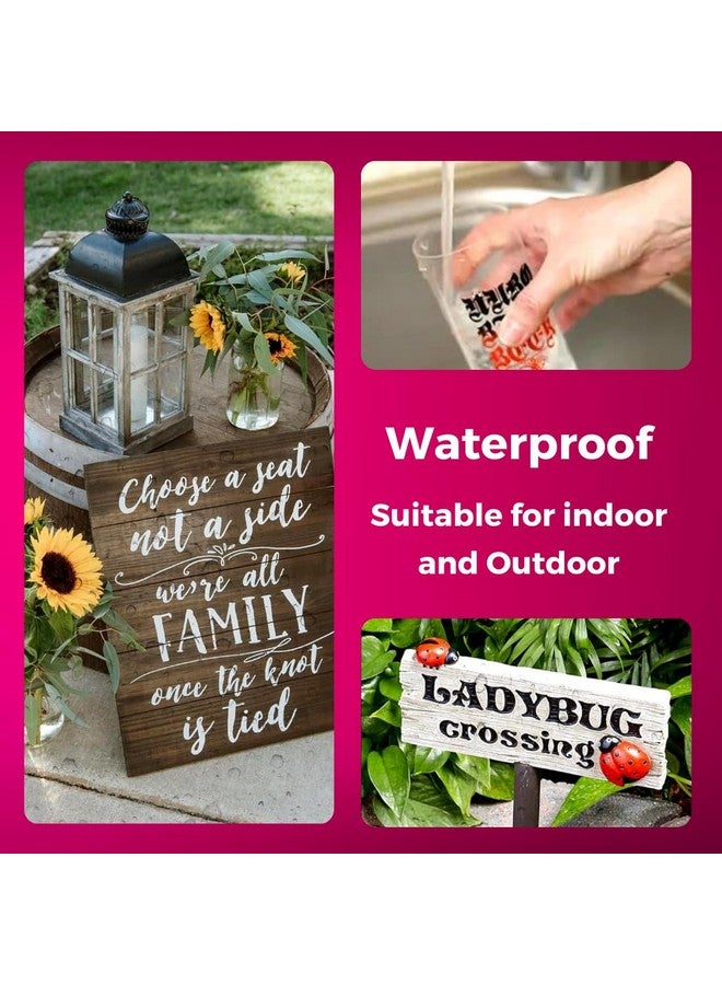 Oytra Paint Marker Pens Permanent Waterproof Oil Based Individual pens Works and All Surfaces, Wood, Fabric, Steel, Glass (Silver) - Image 4