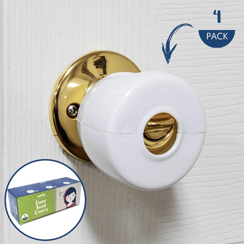 Wittle Baby Door Knob Covers - 4 Pack - Image 2