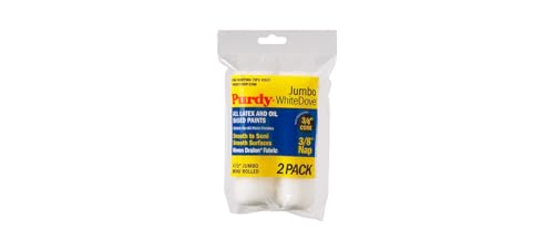 Purdy 140624012 Jumbo Mini White Dove Roller Replacements, 2-Pack, 4-1/2 inch x 3/8 inch nap - Image 3