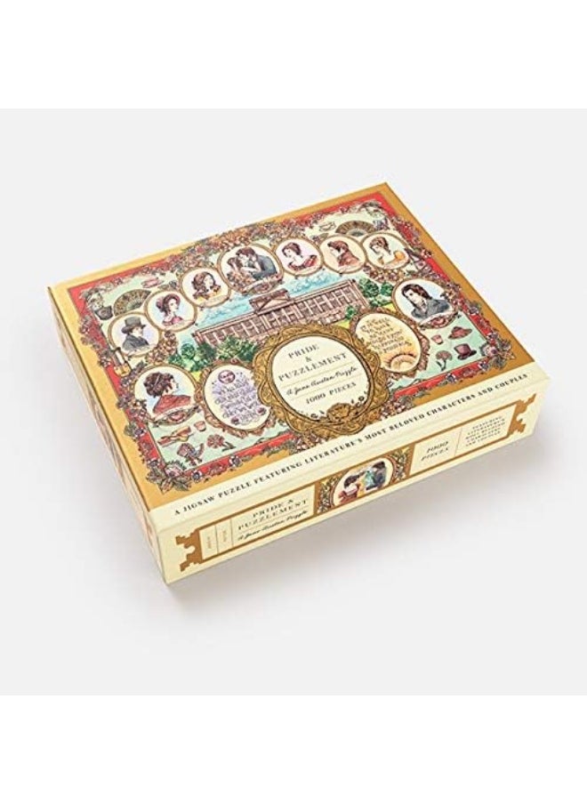 null - Pride and Puzzlement: A 1000-Piece Jigsaw Puzzle Featuring Literature's Most Beloved Characters and Subtitle change: Couples: Jigsaw Puzzles for Adults - Image 1