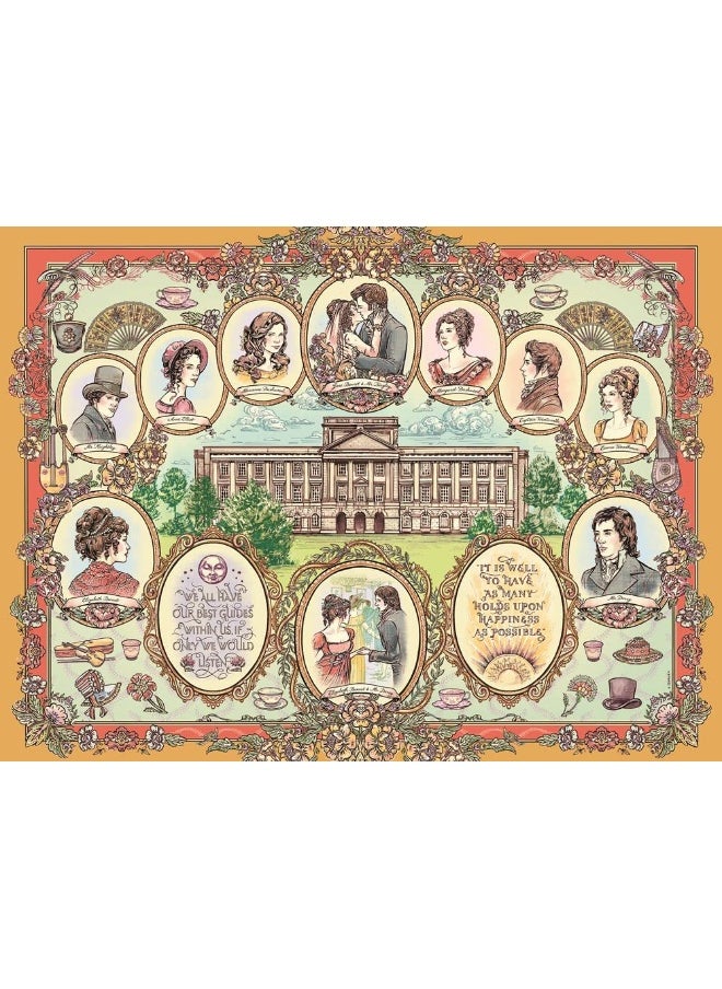 null - Pride and Puzzlement: A 1000-Piece Jigsaw Puzzle Featuring Literature's Most Beloved Characters and Subtitle change: Couples: Jigsaw Puzzles for Adults - Image 1