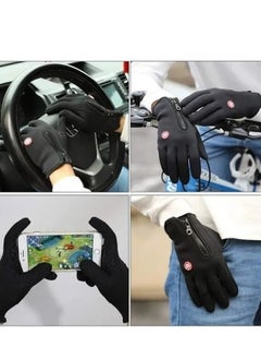 HEXABEX Winter Thermal Full Finger Gloves for Outdoor Cycling Bike Ski Camping Hiking  - Image 5
