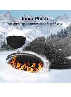 HEXABEX Winter Thermal Full Finger Gloves for Outdoor Cycling Bike Ski Camping Hiking  - Image 4