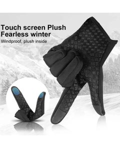 HEXABEX Winter Thermal Full Finger Gloves for Outdoor Cycling Bike Ski Camping Hiking  - Image 2