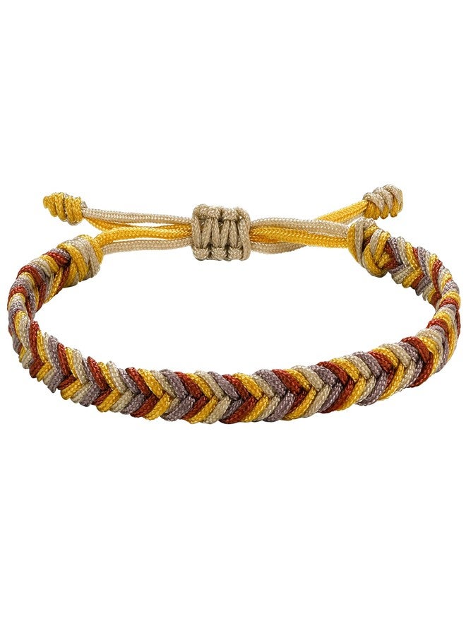 JENDEAR SHINE Rope Bracelet for Women, Hand Braided Rope Gradient Color Adjustable, Casual Party Couple Friendship Birthday Gift - Image 1