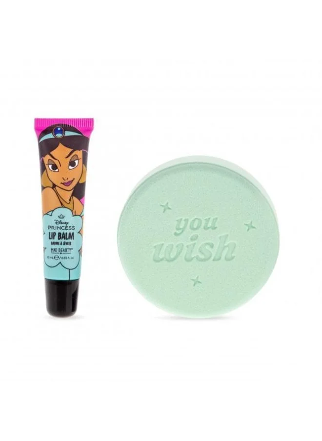 Mad Beauty Disney Princess Express Yourself -  Bath Fizzer & Lip Balm Set Jasmine