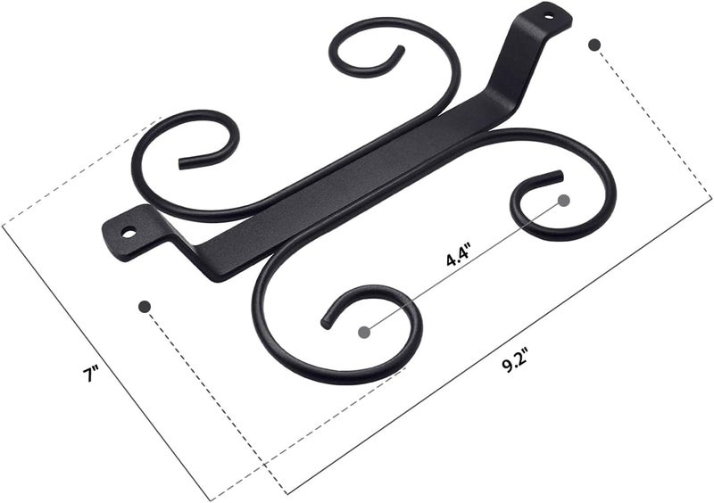 GeLive Set of 2 Wine Glass Holder Under Cabinet Stemware Rack Glass Storage Hanger With 4 Hooks Organizer for Kitchen and Bar (Black) - Image 5