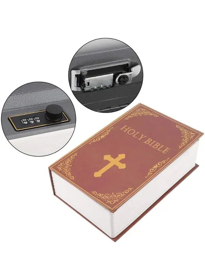 Portable Invisible Book Safe Code Adjustable Combination Lock For Jewelry Money Valuables - Image 4
