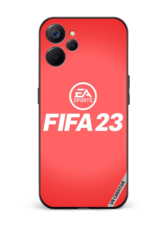 VR CREATIVE Protective Case Cover For Realme 10 5G Fifa 23 Red Ea Design Multicolour - Image 1