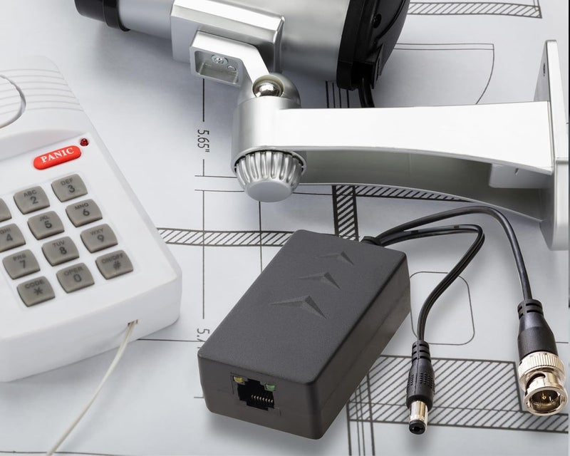 Triplett GEM 5MP High Performance Video Balun with Voltage Reducing Adapter (HDB-VRA) - Image 2