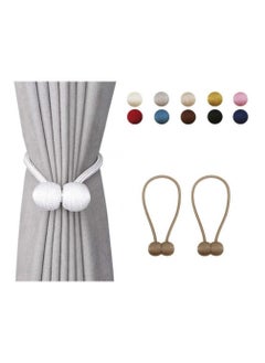 Alissa 1 Pair Curtains Holdbacks Tiebacks Magnetic Rope Drape Tie Backs Holders Blue  - Image 2