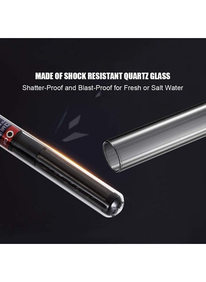 MQ MQ Submersible Aquarium Heater Auto Thermostat, 500W Fish Tank Heater with LCD Digital Aquarium Thermometer, Shatter-Proof and Blast-Proof  - Image 3