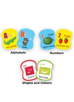 Desi Toys Double-Sided Flash Cards Interactive Learning Letters, Numbers, Shapes & Colors, Montessori Toys & Games 50 Fun Images for Children | Kindergarten Preschool Learning Activities and Toddler Toys  - Image 5