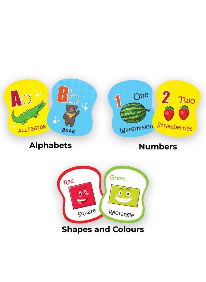 Desi Toys Double-Sided Flash Cards Interactive Learning Letters, Numbers, Shapes & Colors, Montessori Toys & Games 50 Fun Images for Children | Kindergarten Preschool Learning Activities and Toddler Toys  - Image 5