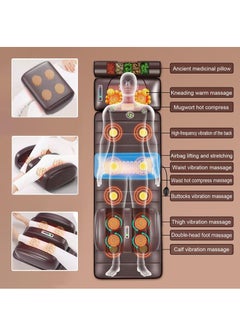 XiuWoo Full Body Massage Mat with Adjustable Pillows Heating Pads, Back Massager Pad for Neck and Back Muscle Relaxation Full Body Massage, Portable Foldable Design  - Image 3