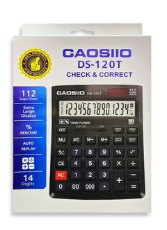 Generic Superior calculator, DS120T   display, local number key, 14-digit power, extra large screen for offices, accountants, and personal use at home or school  - Image 4