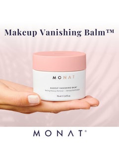 monat MONAT Makeup Vanishing Balm - Cleansing Balm Makeup Remover - Lightweight Face Cleanser Balm - Makeup cleansing Balm for Residue Free Soft and Smooth Skin - Safe to Use Balm for Delicate Skin  - Image 2