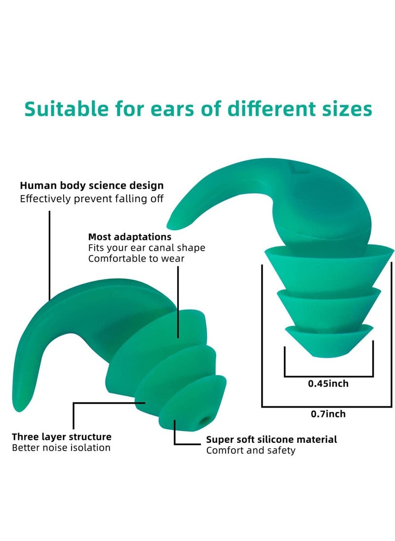 Generic - Noise Cancelling Ear Plugs for Sleeping - 3 Pairs with 41dB NRR, Anti-Shedding Design for Sleep, Noise Sensitivity, and Travel Comfort. - Image 1