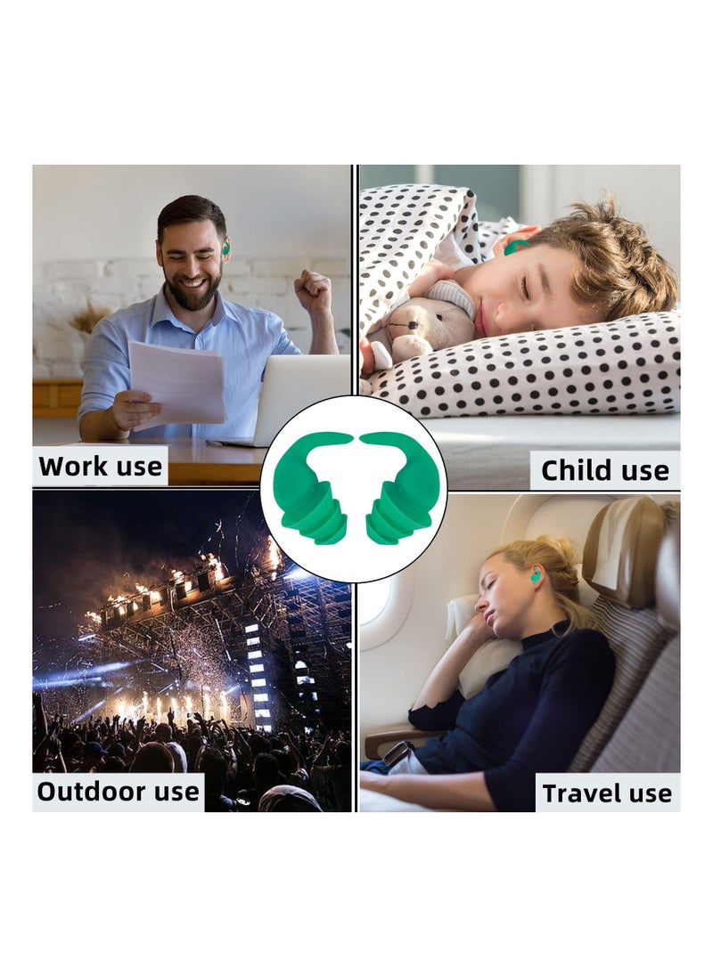 Generic - Noise Cancelling Ear Plugs for Sleeping - 3 Pairs with 41dB NRR, Anti-Shedding Design for Sleep, Noise Sensitivity, and Travel Comfort. - Image 1