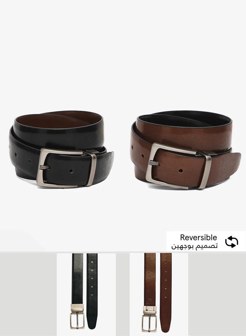 Genuine Leather Reversible & Resizable Formal Belt
