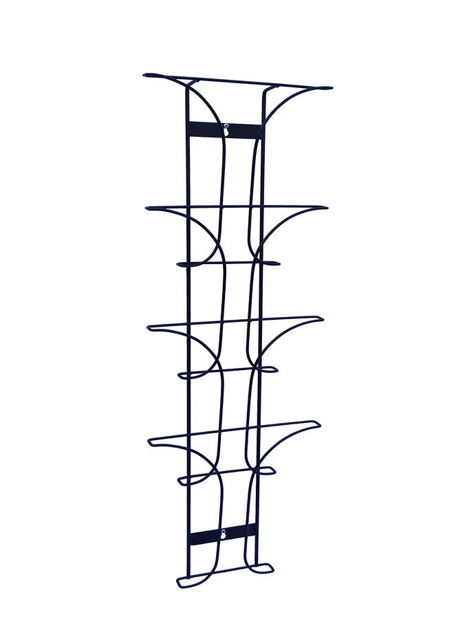 FixtureDisplays® Wall Mount Literature Rack Magazine Brochure Travel Information Vinyl 8.3" Wide 21634-BLACK-NPF - Image 1