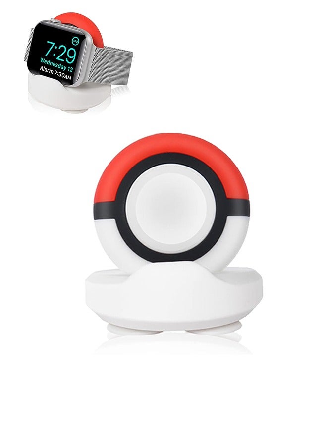 Charger Stand for Apple Watch, Silicone Desk Stand Holder for iWatch, Charging Station Dock Holder Compatible with All Apple Watch Series Ultra/SE/8/7/6/5/4/3/2/1 (Not Include Charger) - Image 1