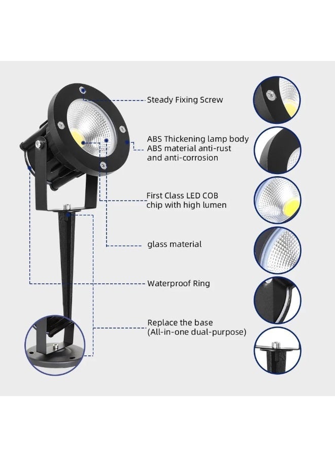 LED GARDEN SPIKE LIGHT 9W WARMWHITE - Image 2