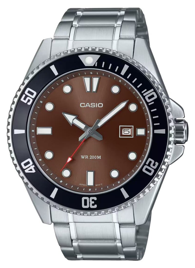 CASIO Analog Men's Watch - MDV-107D-5AVDF  - Image 1