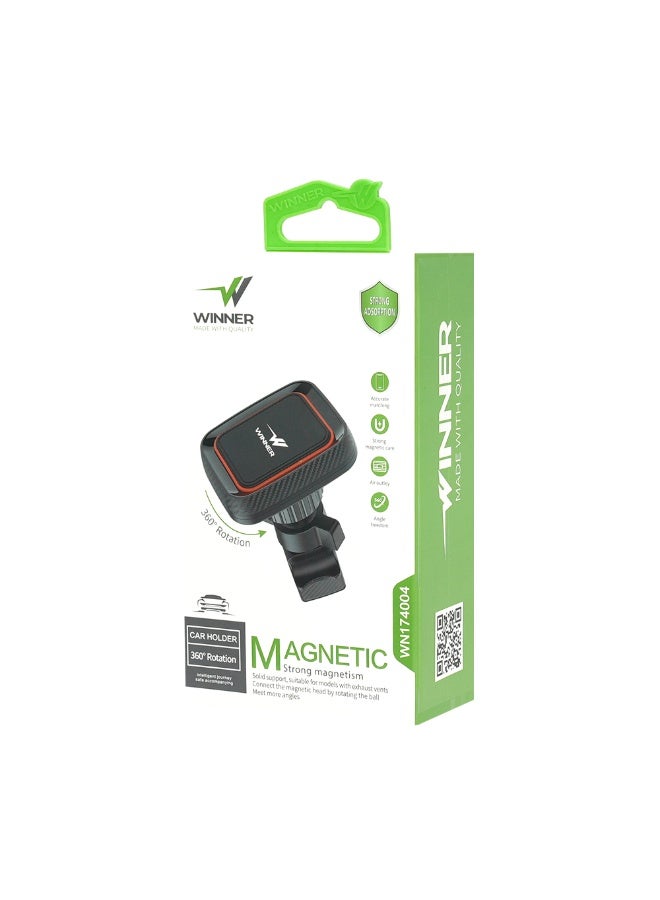 WE WINNER Magnetic phone holder with a 360-degree rotating air conditioning vent - Image 1