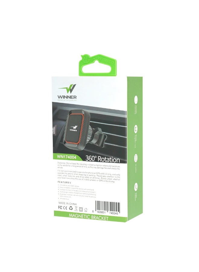 WE WINNER Magnetic phone holder with a 360-degree rotating air conditioning vent - Image 2