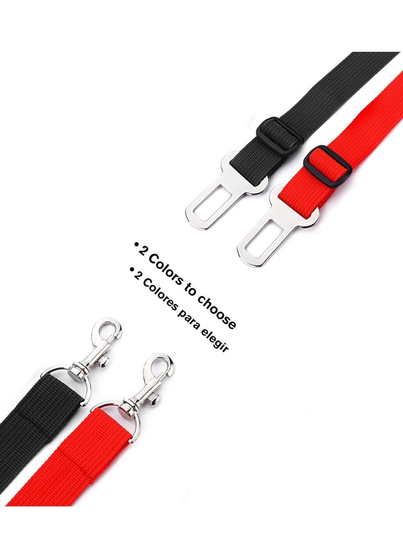 SYOSI 2 Pack Dog Seat Belt,Adjustable Safety Dog Seat Car Harness,Comfortable Dog Seat Belt Harness for Vehicle Pet Safety Seat Belts Heavy Duty Strong Durable Car Harness for Dogs - Image 5